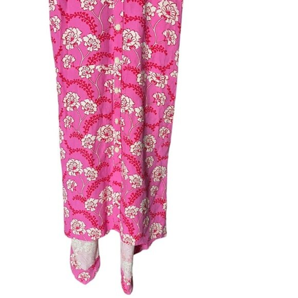 A.L.C.Marissa Pink Floral Print Midi Dress Women Size 0 - Picture 5 of 13